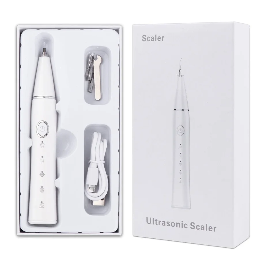 

Dental Scaling Electric Portable Scaler Sonic Smoke Stains Tartar Plaque Teeth Home Ultrasonic Calculus Remover dental hygiene