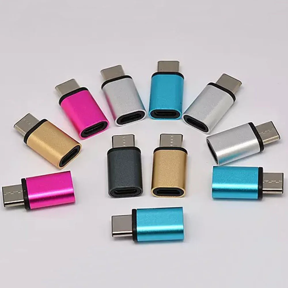 Адаптер Type C USB к Micro кабель из сплава штекер гнезду типа переходник разъем для