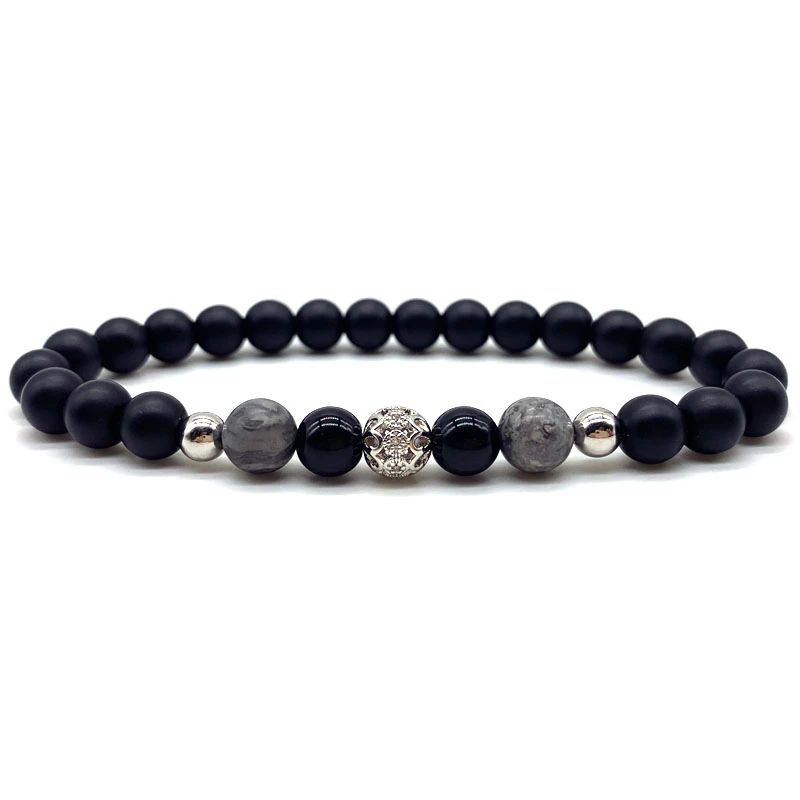 Новинка очаровательный браслет для мужчин и женщин 2019 натуральный матовый с