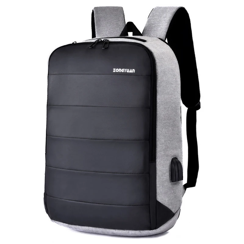 2019 модный мужской рюкзак 27L 15 6 дюймов с usb-зарядкой для ноутбука женские рюкзаки