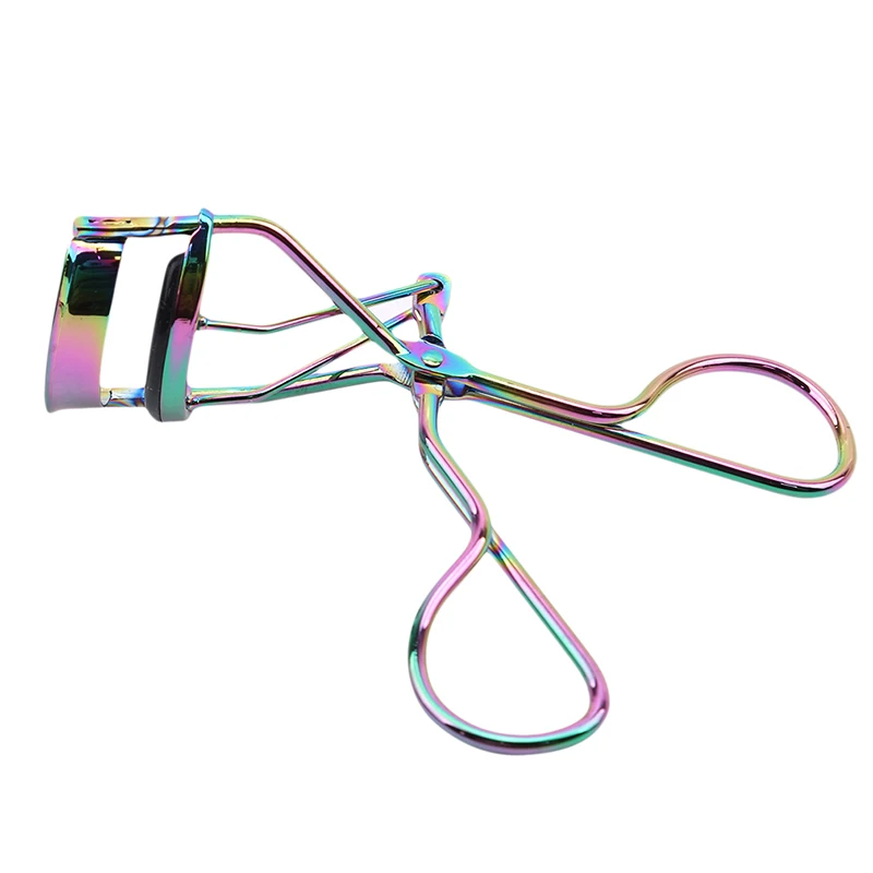Новые радужные цветные щипцы для завивки ресниц модные складные ресницы