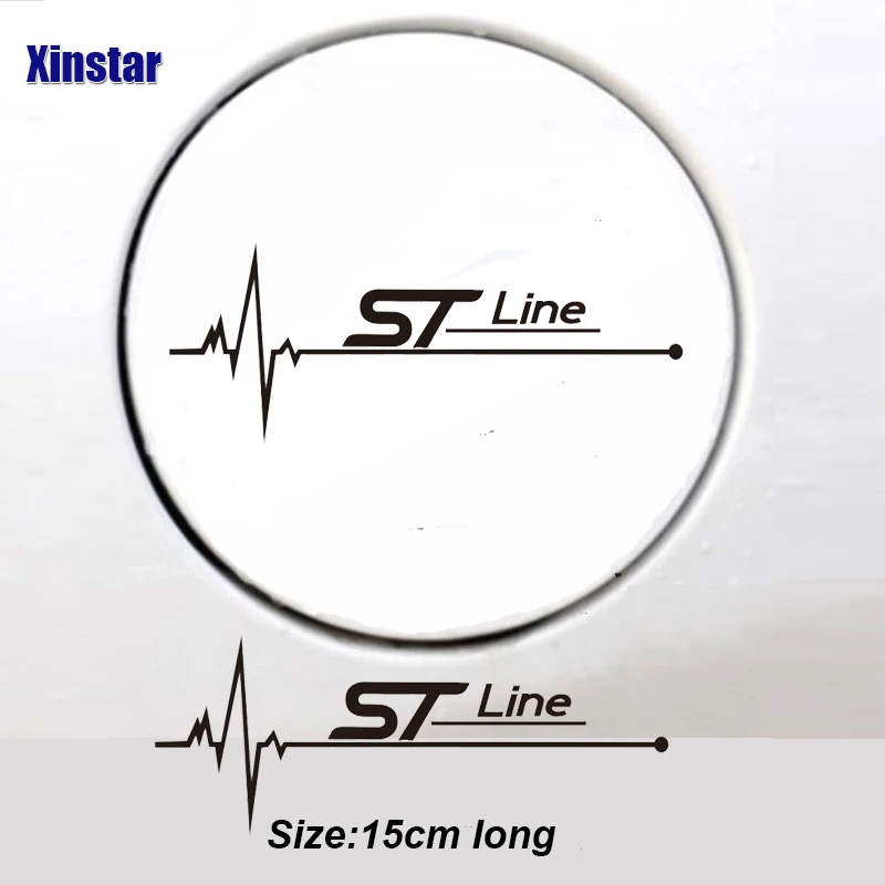 Наклейка ST STLINE для Ford Fiesta Mondeo Fusion Escape Edge Ecosport Kuga Focus MK2 MK3 MK4 1 шт.