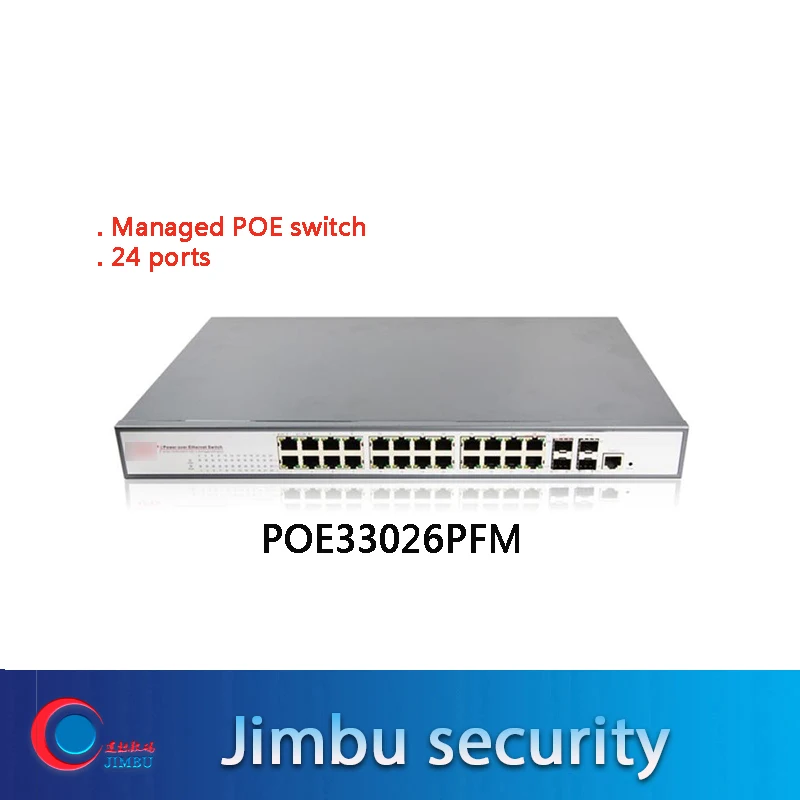 Управляемый коммутатор POE 400 Вт 24 порта с 4 SFP uplink 10/100/1000 м гигабитный ethernet PoE