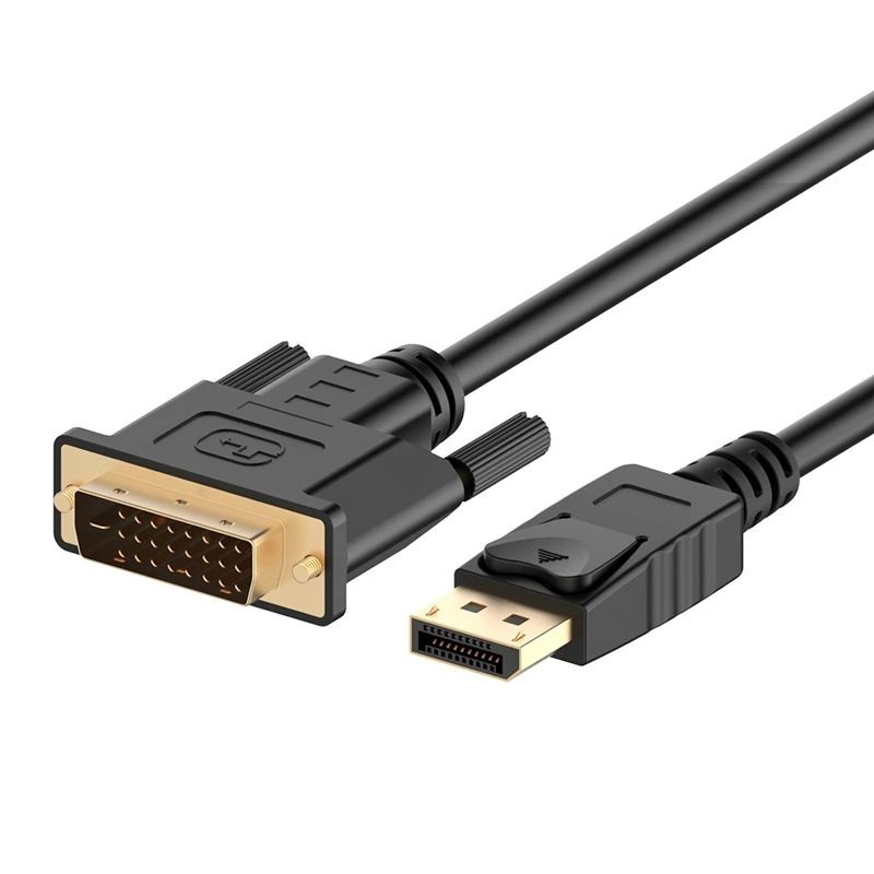 Кабель DisplayPort (DP) к DVI позолоченный 6 футов|Компьютерные кабели и разъемы| |