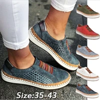 kamucc puimentiua sneakers women vulcanize shoes casual breathable shoes female soft leather flats ladies sneakers size 35 43