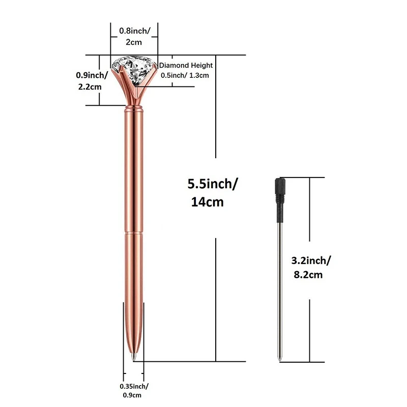 Ручки со стразами милые шариковые ручки алмазная ручка офисные принадлежности