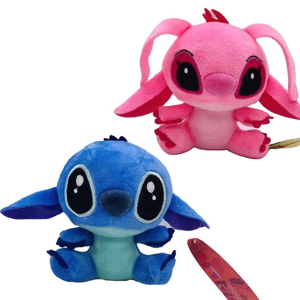 

10CM Lilo & Stitch Stitch Angel Plush Doll Pendant Children's Toys Birthday Christmas Gifts