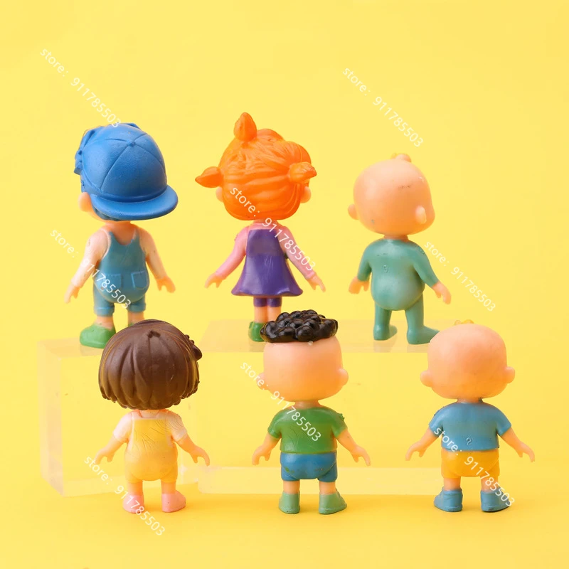 6 шт. Cocomelon игрушка JJ Friends &amp Family фигурок в упаковке-3-дюймовые игрушки | Игрушки и
