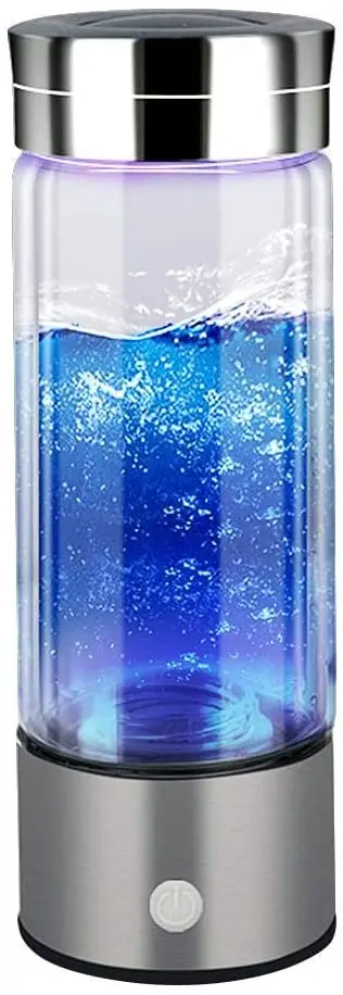 

Hydrogen Water Bottle with PEM and SPE Technology,Up to 1600PPB, Portable Hydrogen Water Generator Maker,SH8