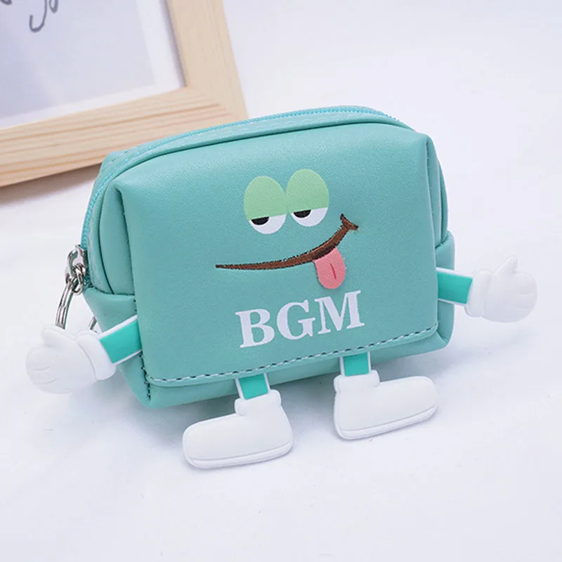 

Cartoon Cute Dog Zipper Leather Small Coin Purses for Kids Girls Boys Kawaii Coin Purse Women Wallet 2021 Monedero Tarjetero