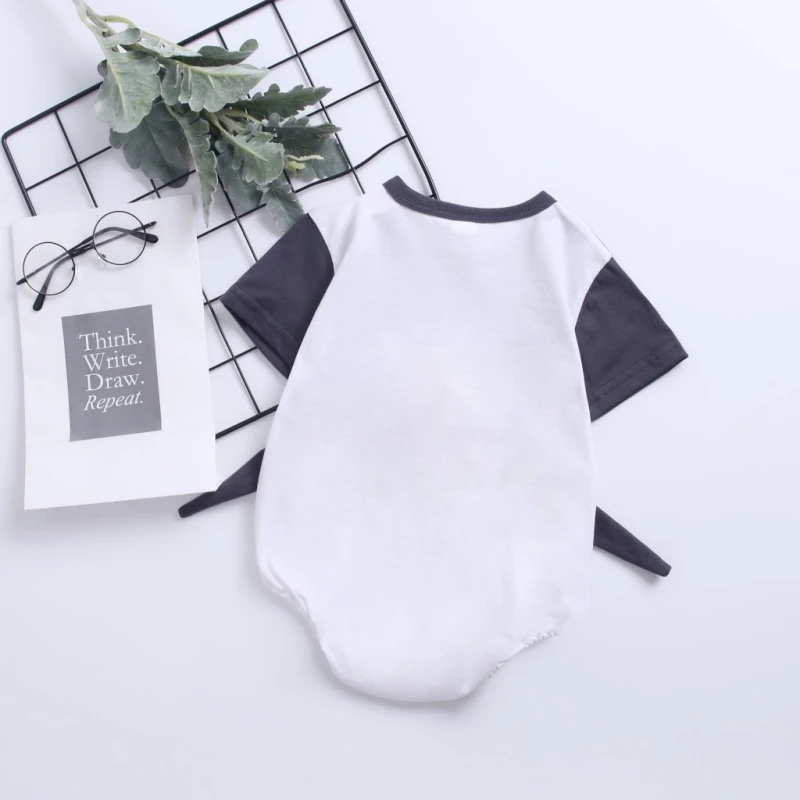 

Baby Clothes Boys Girls Romper Printed Short Sleeve Cotton Romper Kids Jumpsuit Playsuit Outfits1