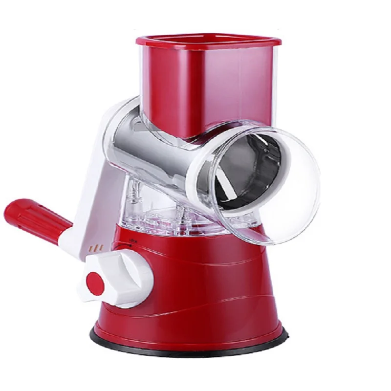 

3 In 1 Manual Vegetable Cutter Slicer Multifunctional Round Mandoline Slicer Potato Cheese Kitchen Gadgets Kitchen Accessories