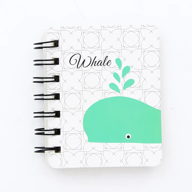 

Kawaii Cute Cartoon Whale tigers Daily Weekly Planner Spiral Notebook Day Plan Diary Notebook Time Organizer School Supplies