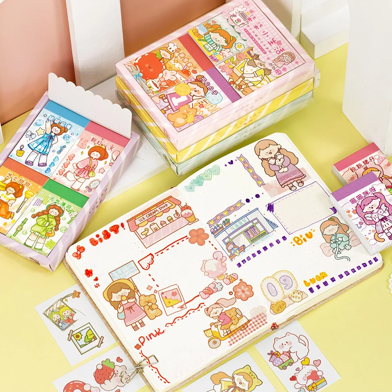4 шт./лот Kawaii Милая Коллекция Серия dekorasyon Сделай Сам Скрапбукинг кагыт yaratiki kgirtasiye