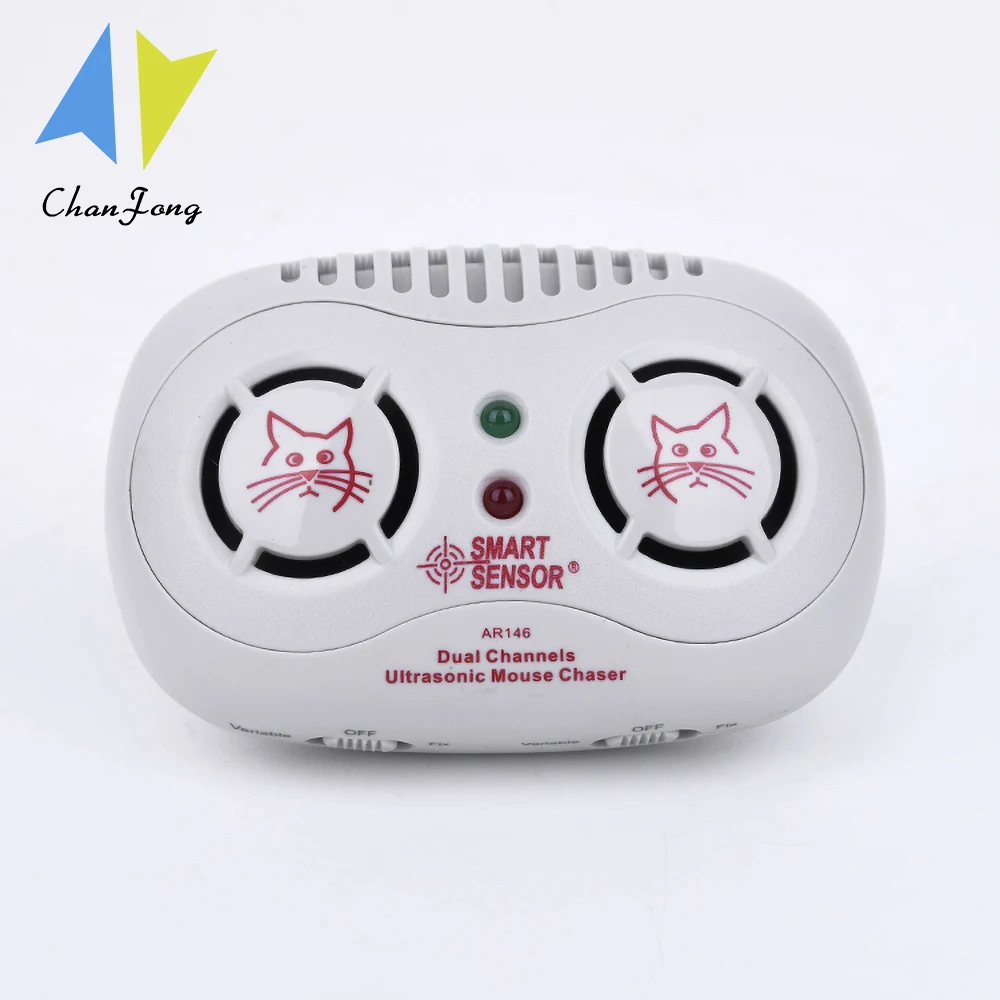 Ультразвуковой электронный отпугиватель мышей крыс с двойной головкой