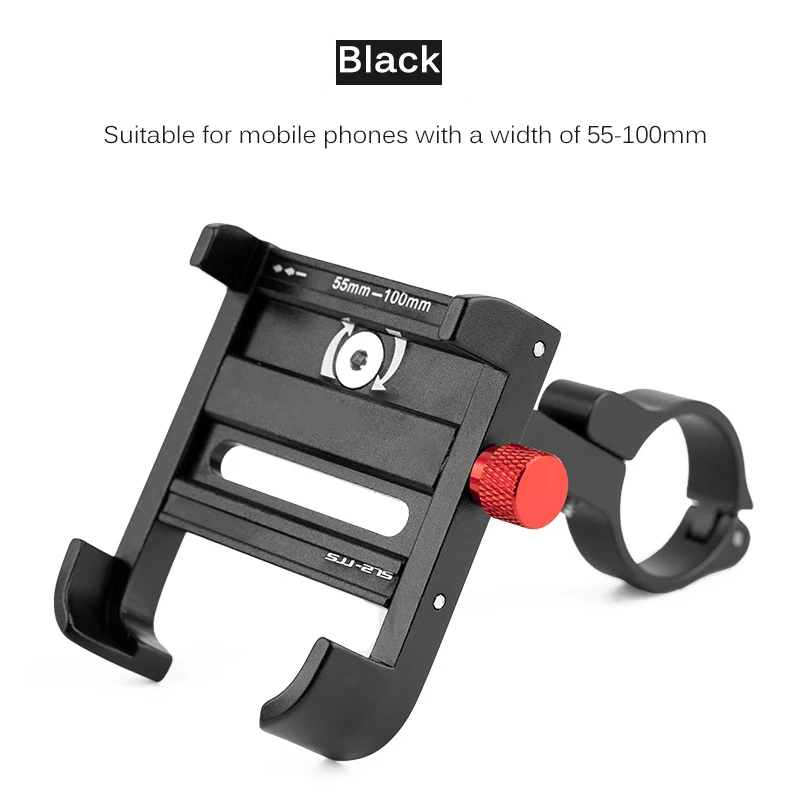 Алюминиевый держатель для телефона на велосипед вращающийся 360 градусов