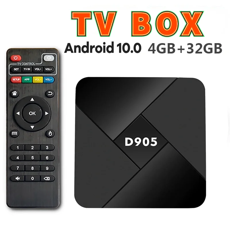 ТВ-приставка D905 Android 2 4 Wi-Fi + 32 ГБ 4k 3D | Электроника