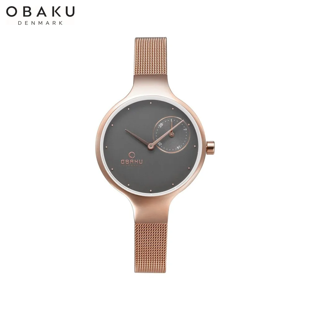 Наручные часы Obaku V201LDVJMV женские кварцевые на браслете |