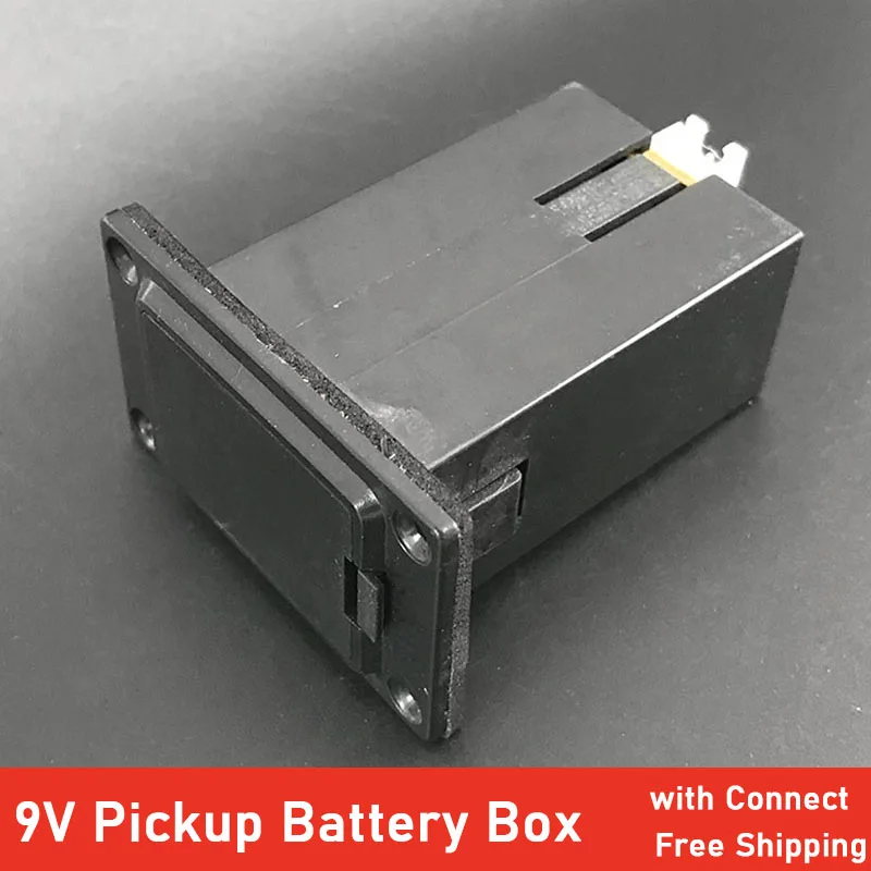 Acousic гитара бас укулеле Пикап батарейный блок 9 в чехол для батареи держатель ABS с