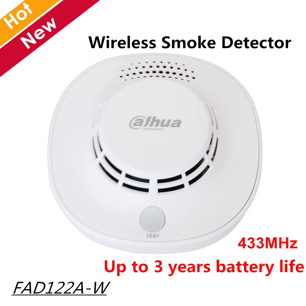 Беспроводной детектор дыма Dahua частота 433 МГц высокая чувствительность