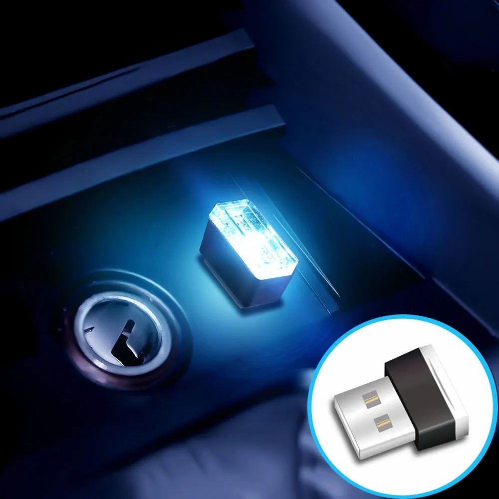 Usb автомобильный светильник 2 светодиода SMD подключи и работай интерьерный
