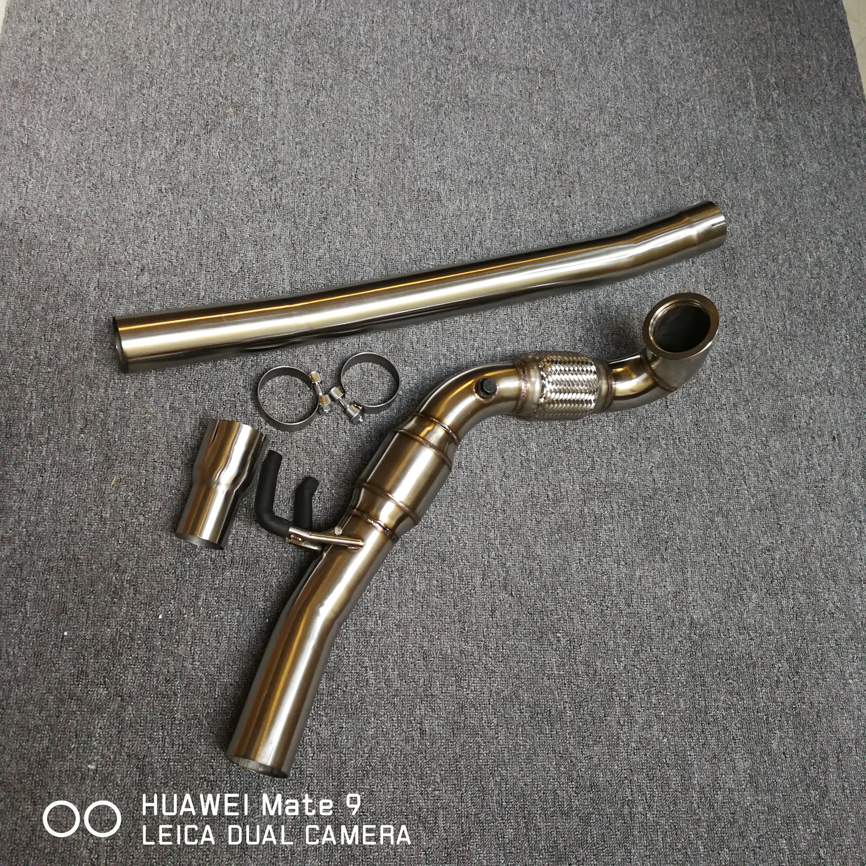 200 сотовый Кот 3 дюймов turbo водосточная труба для vw mk7 golfr audi s3 tt ea888 gen3