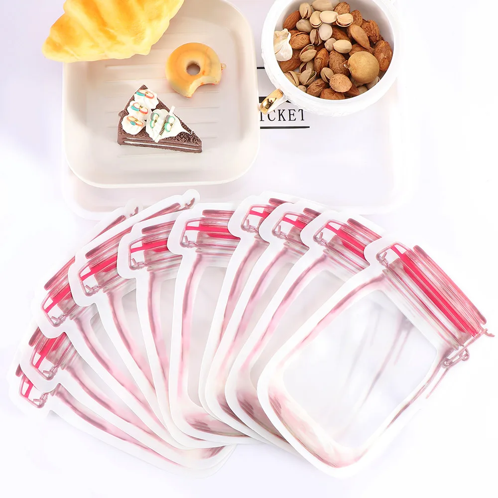 10 шт. пластиковые пакеты для хранения в форме бутылки | Дом и сад