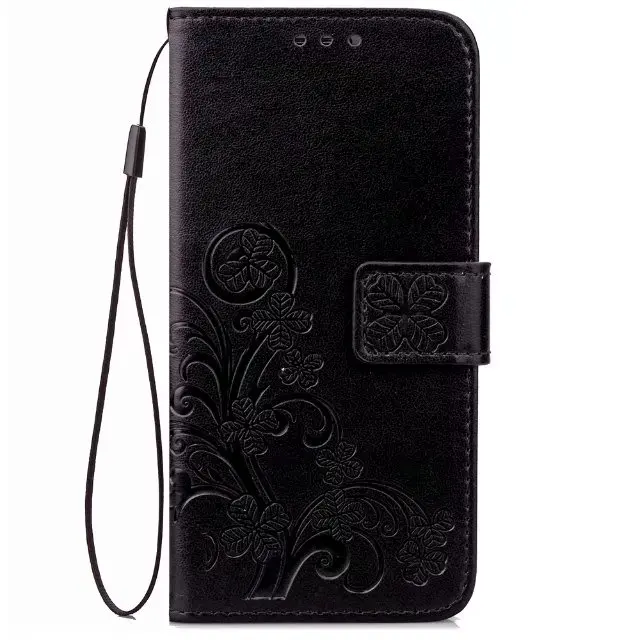 Black Кожаный чехол-книжка чехол для спортивной камеры Xiao mi Red mi 6 6A 5 Plus 3S 4A 4X mi A1 A2 8 Lite S2 Go Red mi 7 Note 5A 4 6 Note 5 Pro 6 6A 7A глобальной чехол - Цвет: Black