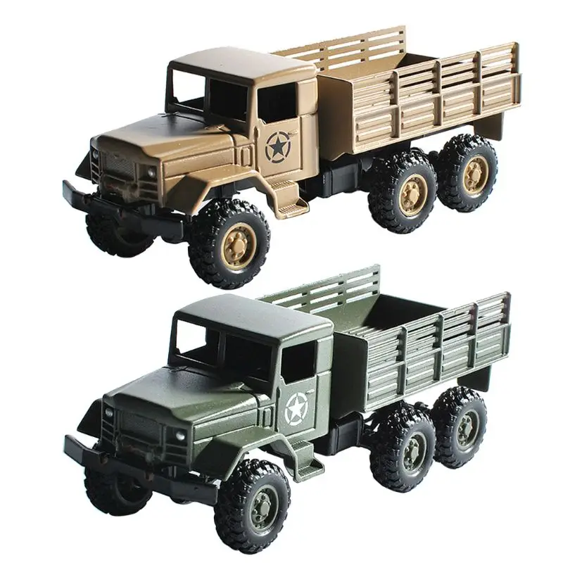 

WPL MB14 1:64 RC Car Inertia Model 6 Wheel Metal Truck Simulation Vehicle Toy for Kids Decoration