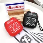 Чехол для наушников AirPods Silicone Jordan 23, беспроводные Bluetooth наушники, чехол для наушников