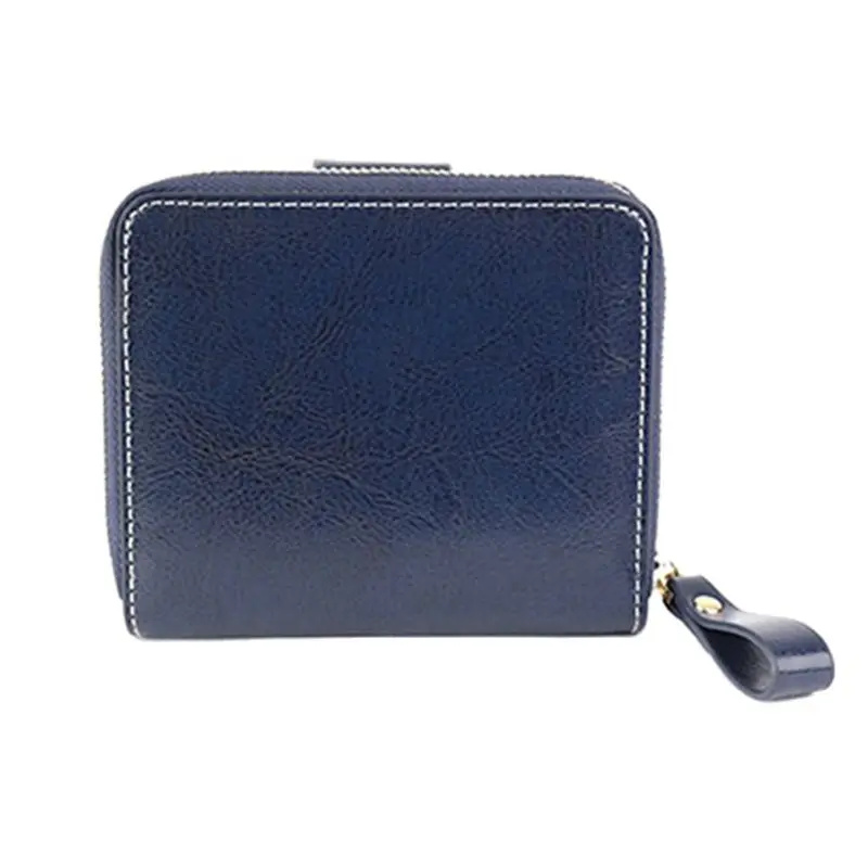 Винтажный Женский кошелек из 100% воловьей кожи на молнии с подсолнухами кнопках