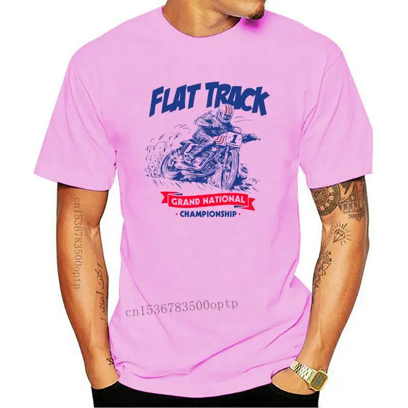 Дизайнерские топы летняя крутая забавная футболка Speedway Flat Track профессиональная