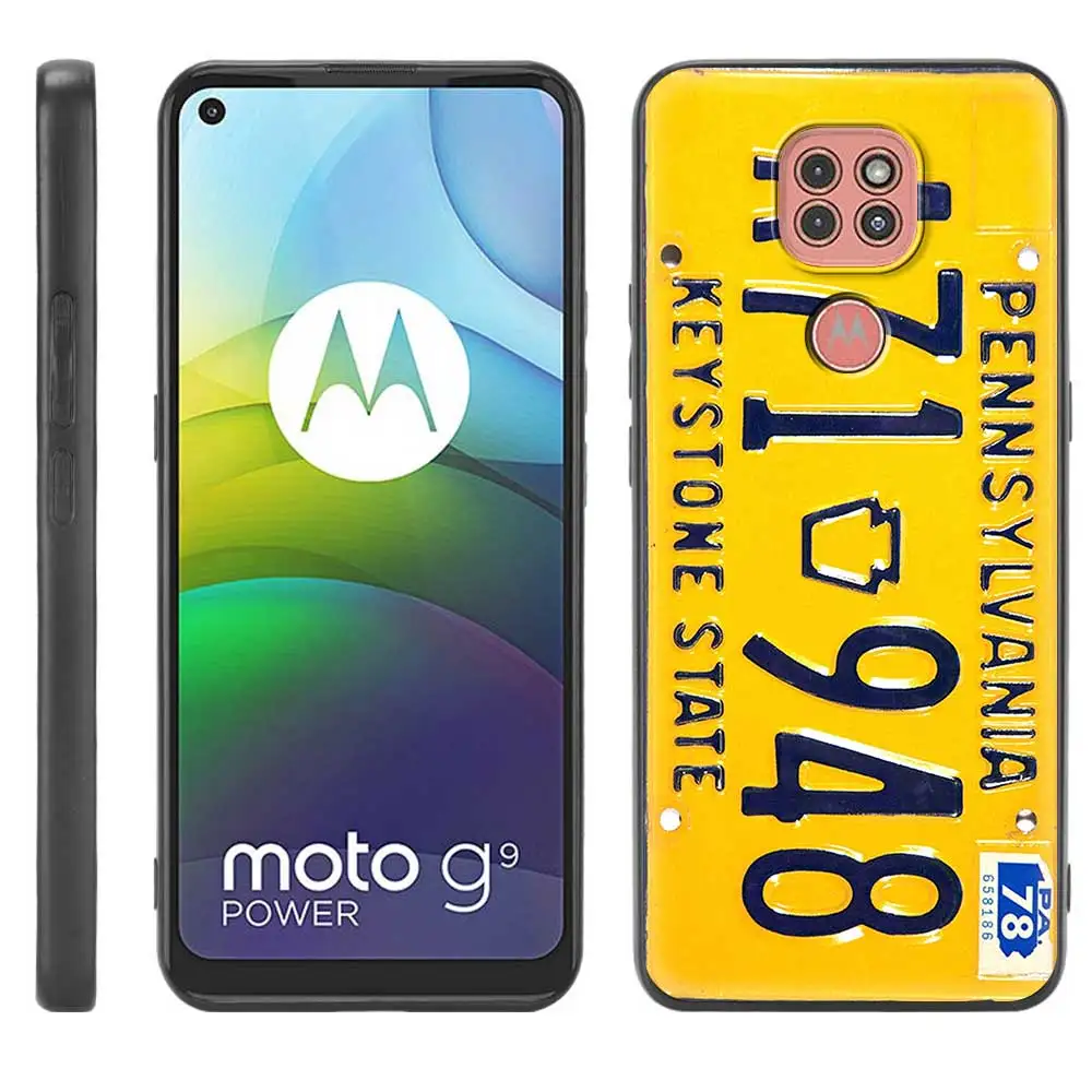 retro funny license plate number phone case for moto g9 g8 play plus g60 g50 g40 g30 fusion g20 g10 power one fusion g8 power free global shipping