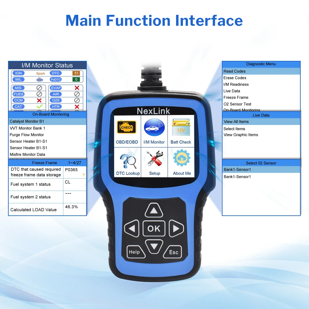 Deelife OBD2 диагностический инструмент автомобильный OBD 2 Автомобильный сканер Автоматическая диагностика Профессиональный считыватель кода для ODB II OBDII ODB2 EOBD