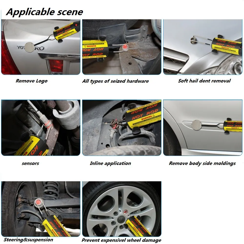 

Magnetic Induction Heater Kit 1000W 110V 220V Automotive Flameless Heat Induction Heating Tool Bolt Remover Repair Machine
