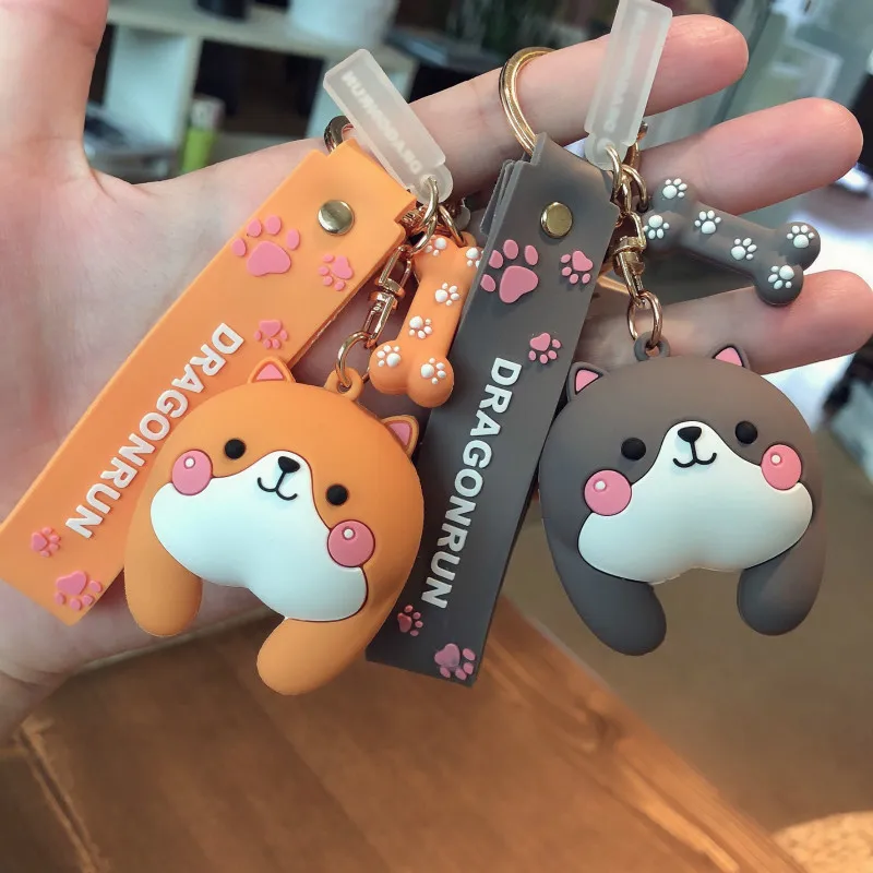 

Cat Butt Key Buckle Lovely Cartoon Gutta Percha Bag Car Pendant Gift Doll Fashion Jewelry Key Chains