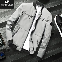 2022 spring new mens bomber zipper jacket male casual streetwear hip hop slim fit pilot coat men embroidered clothing