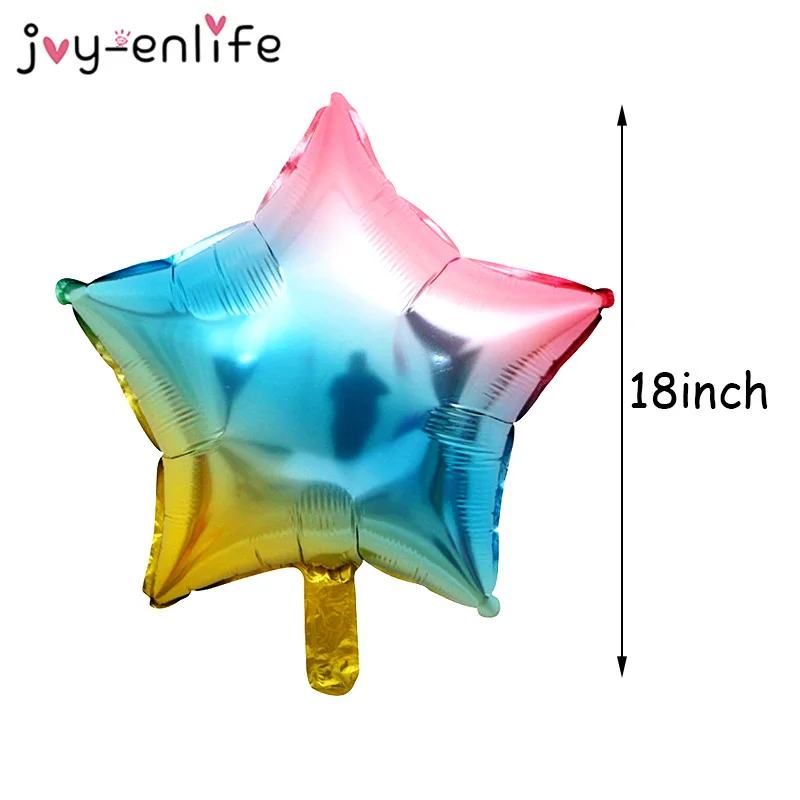 Набор воздушных шаров из фольги с цифрами радужного цвета 5 шт.|Воздушные шары и
