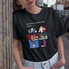 Футболки женские летние с мультяшным принтом, модные уличные Мультяшные футболки в стиле Харадзюку, Принцессы Диснея, удобные