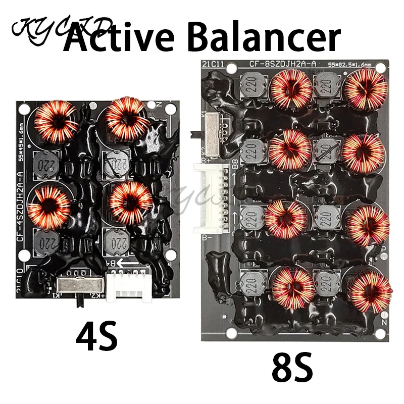 2A BMS 4S 8S активный Балансирующий эквалайзер модуль 3 2 В/3 7 в LiFePO4 литий-ионный