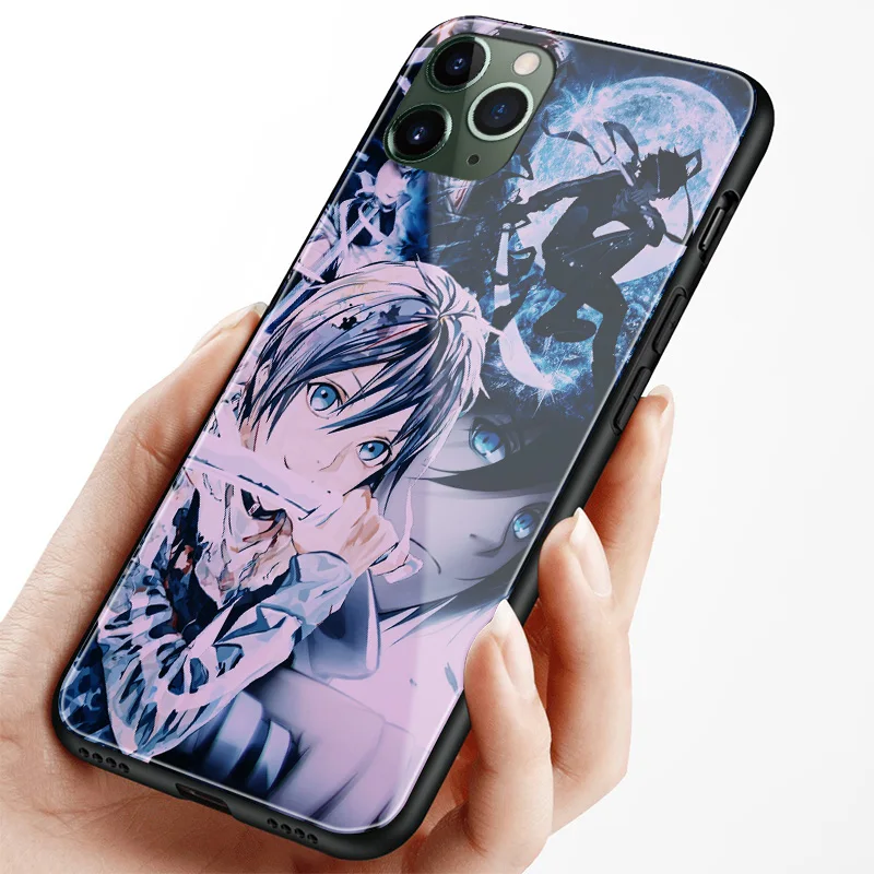 Yato noragami аниме закаленное стекло Мягкий силиконовый чехол для телефона iPhone SE 6s 7 8