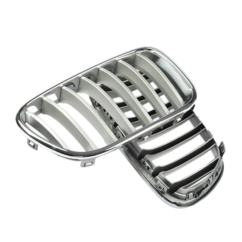 

Chrome Front Bumper Hood Kidney Grill Grille For-BMW X3 F25 2011-2014 Front Grill Grille Refit