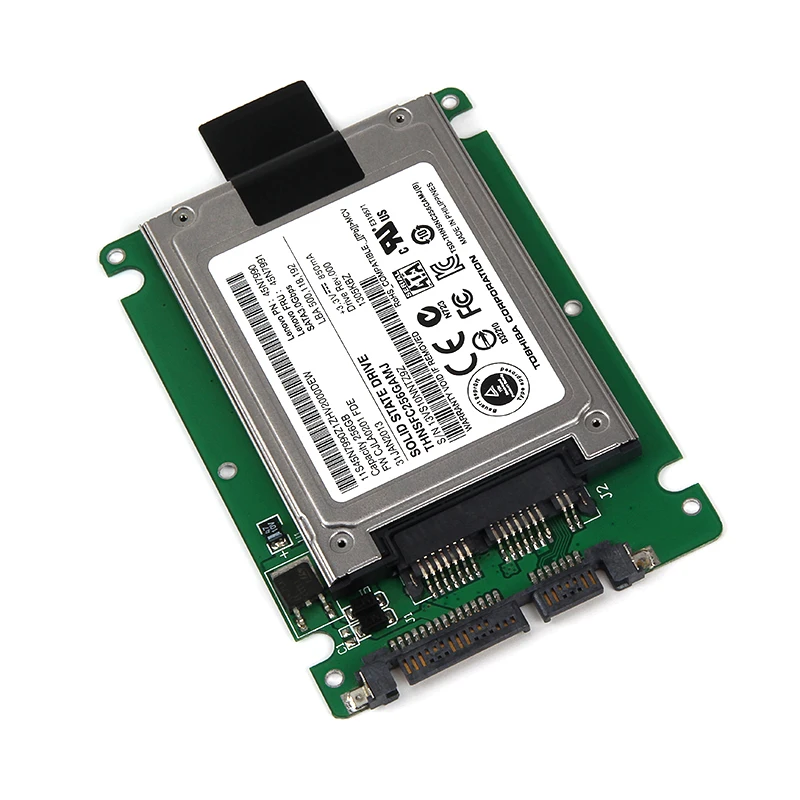 1 8 дюймовый Micro SATA 16 Pin SSD To 2 5 &quotSATA 22Pin адаптер конвертер с чехлом высокого качества