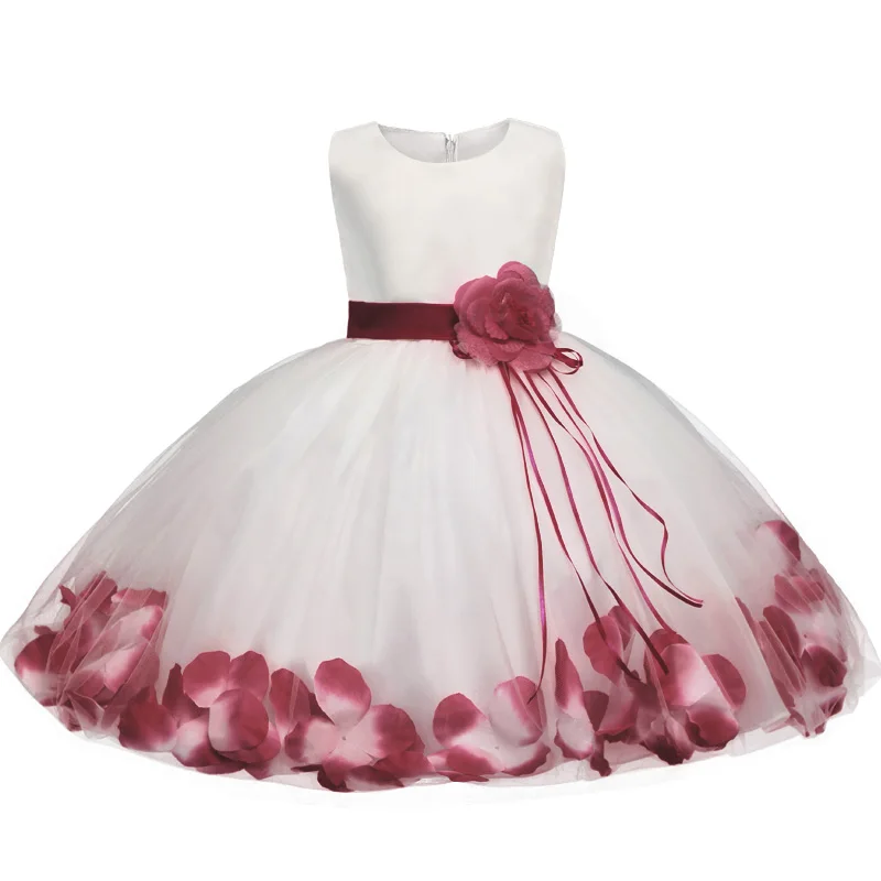 

Party Kids Birthday Costumes Flower Princess Tutu Dress for girls Dresses Summer 2018 Disfraz vestido infantil Girl Clothes
