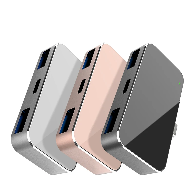 Тонкий USB-концентратор 3 в 1 с 2 портами USB 0 usb C концентратор type c Поддержка