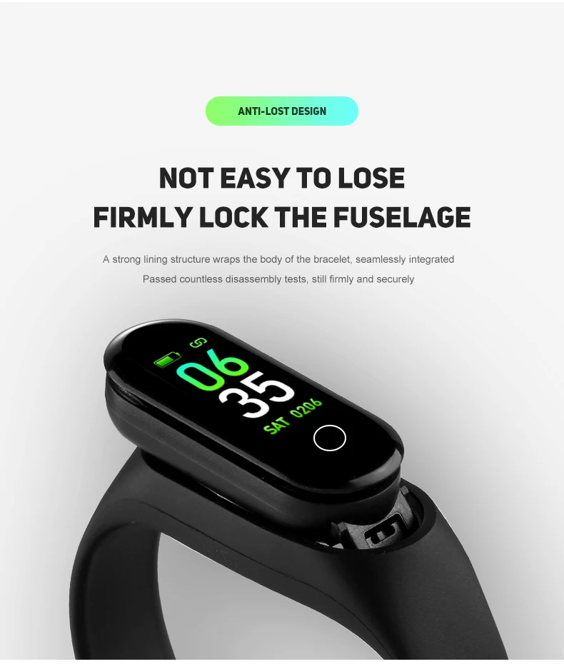 2019 M4 Смарт часы с встроенным телефоном mi Группа 4 браслет Фитнес трекер band Цвет