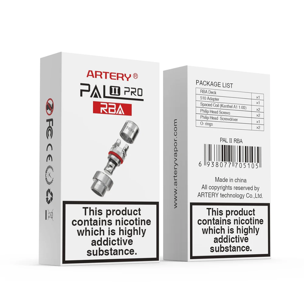 Оригинальная катушка артерии RBA для pal 2 Kit &amp pro 1 шт./упак. электронная сигарета vs HP