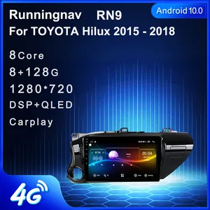 Android 10.1 четырехъядерный подходит для TOYOTA Hilux 2015 2016 2017 2018 автомобильный DVD-плеер навигация GPS радио