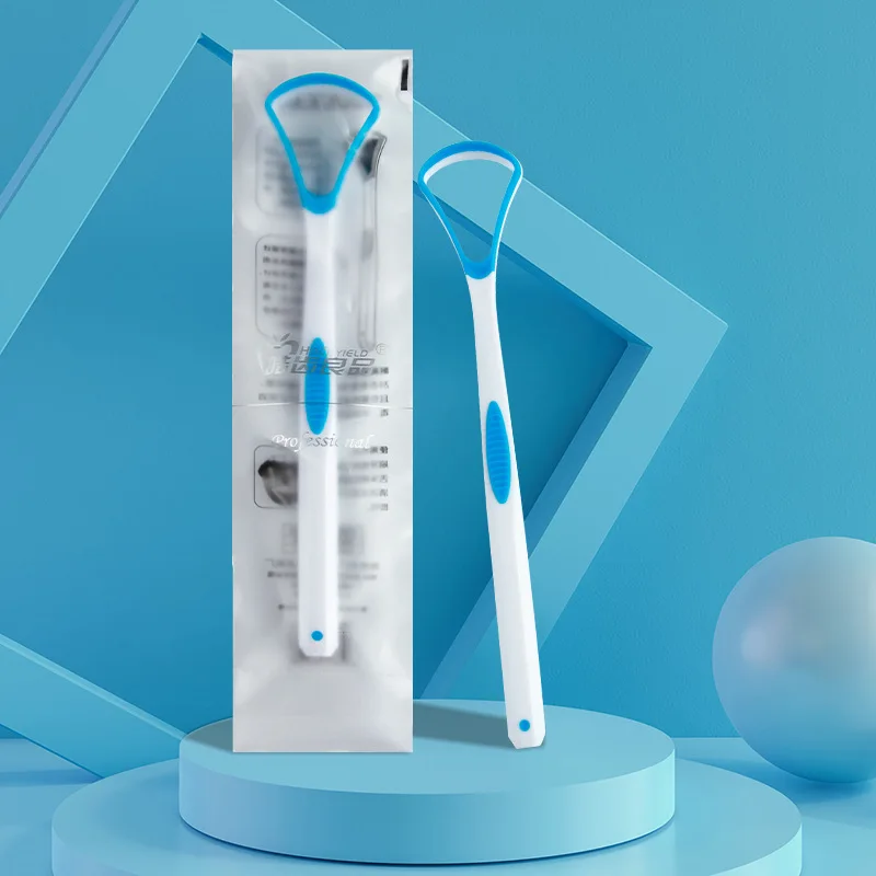 Cepillo de silicona para limpieza de lengua, rascador de lengua individual de grado alimenticio, raspador de cuidado bucal, cepillo para mantener el aire fresco-1
