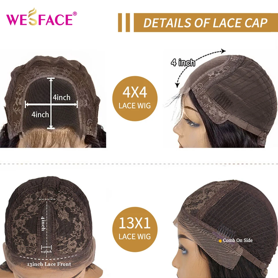 Parte do Laço Perucas de Cabelo Perucas do Laço Dianteiras para as Mulheres Reta Curto Humano Remy Perucas Brasileiras 180% Ombre Marrom 1b30 Bob 13x1 7 180% ombre marrom bob perucas do laço